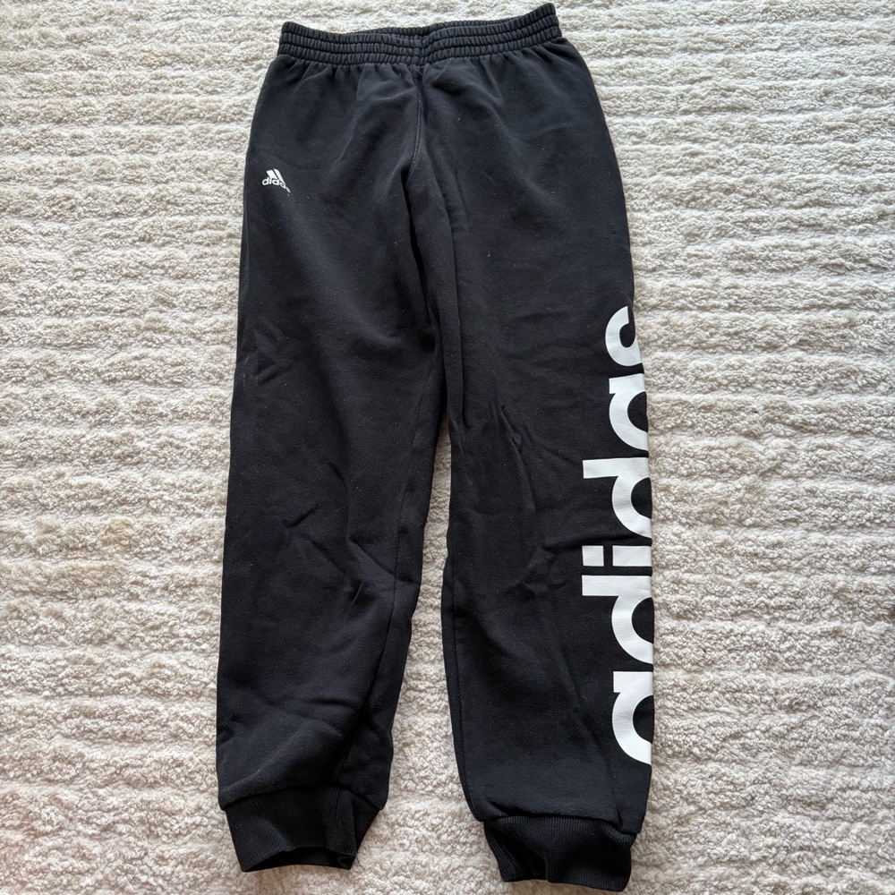 Adidas Kids Black Sweatpants